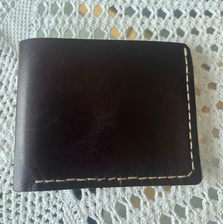 Cartera cuero artesanal