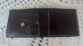 Cartera cuero artesanal