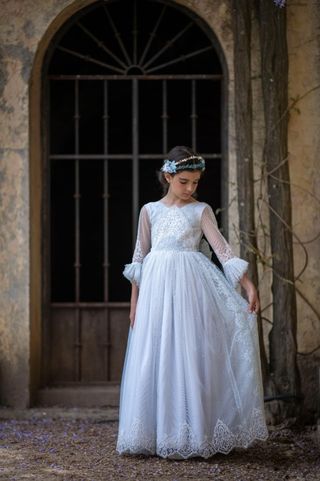 Vestido de comunión modelo nicolle 