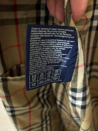 Impermeabile uomo Burberrys