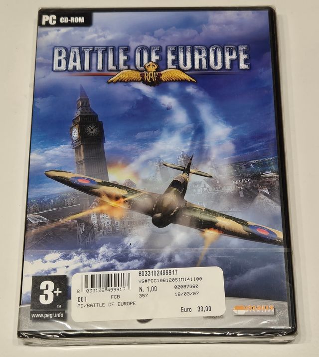 BATTLE OF EUROPE PC NUOVO SIGILLATO