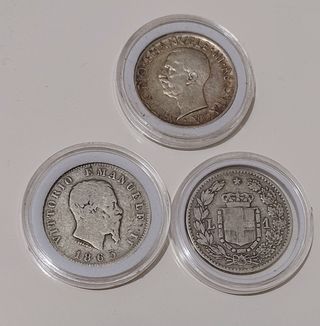 Tritico monete argento regno