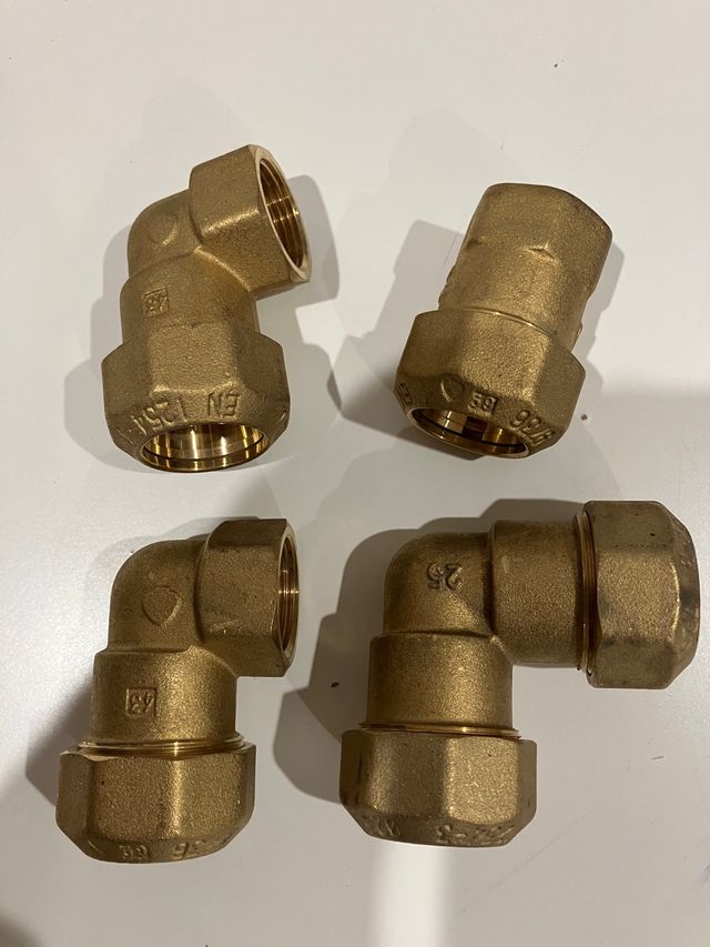 Lote piezas polietileno latón Greiner