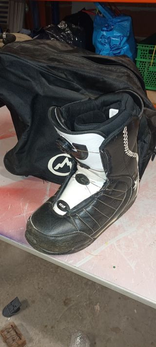 Tabla snow con botas
