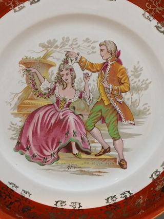 Plato decorativo porcelana Limoges