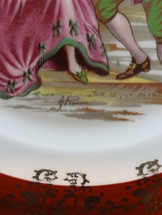 Plato decorativo porcelana Limoges