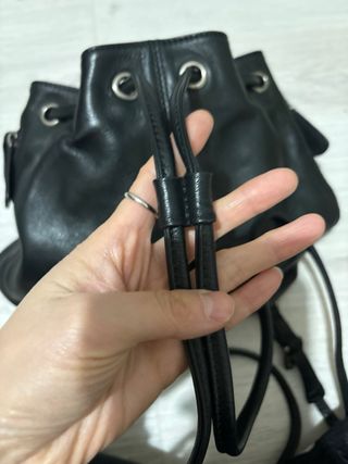 Mochila de piel auténtica