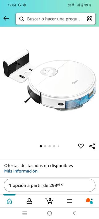 Robot Aspirador Midea 4 en 1 I5C