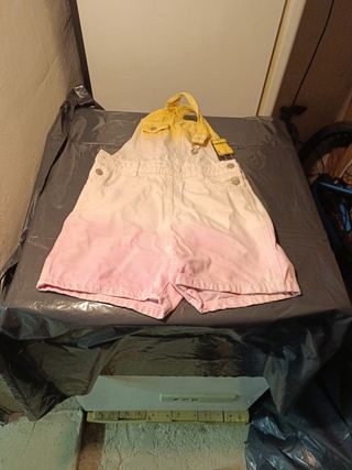 Salopette estiva jeans BAMBINA 11 ANNI