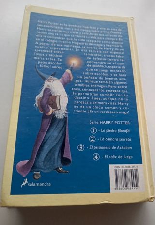 Harry Potter y la piedra filosofal.