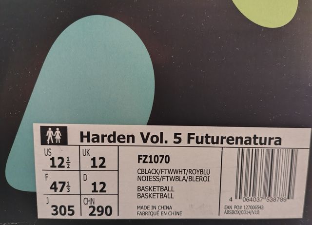 Scarpe da Basket Usate, originali Harden