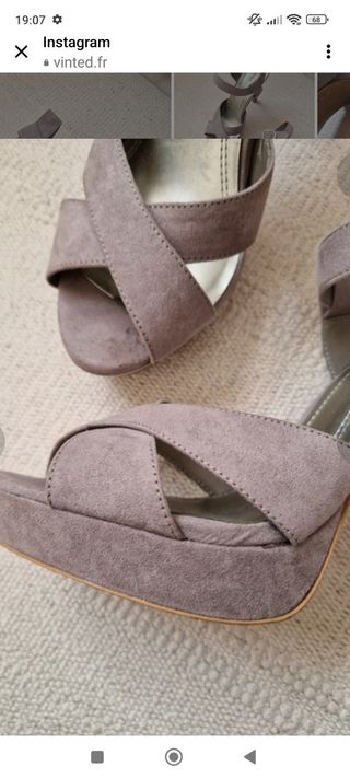 Sandalias beige ZARA. Oportunidad!!