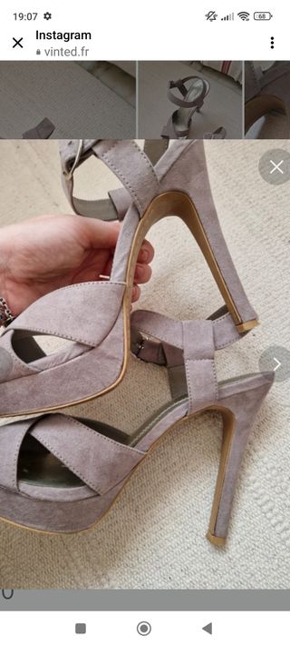 Sandalias beige ZARA. Oportunidad!!