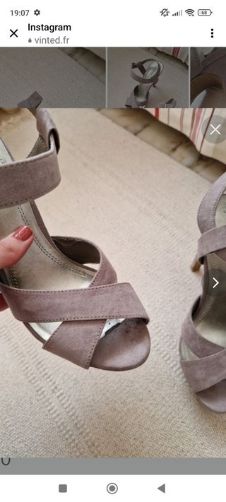 Sandalias beige ZARA. Oportunidad!!