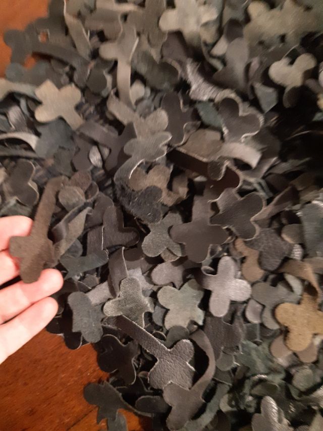 Alfombra salón en piel