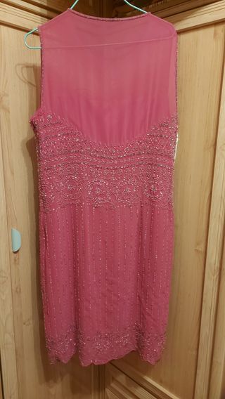 Vestido de fiesta con pedreria