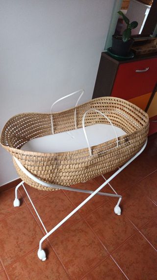 moisés, mini cuna, capazo mimbre, serón, nido