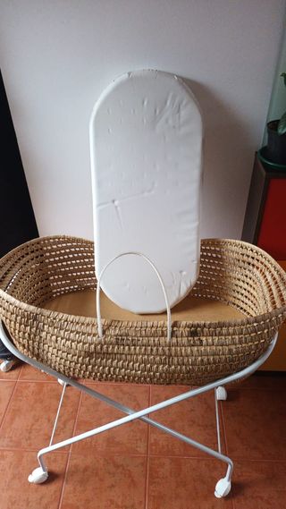 moisés, mini cuna, capazo mimbre, serón, nido