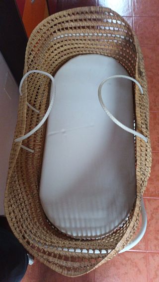 moisés, mini cuna, capazo mimbre, serón, nido