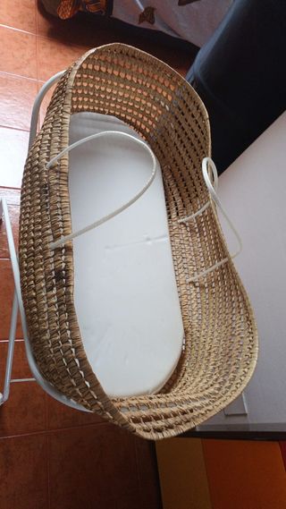 moisés, mini cuna, capazo mimbre, serón, nido