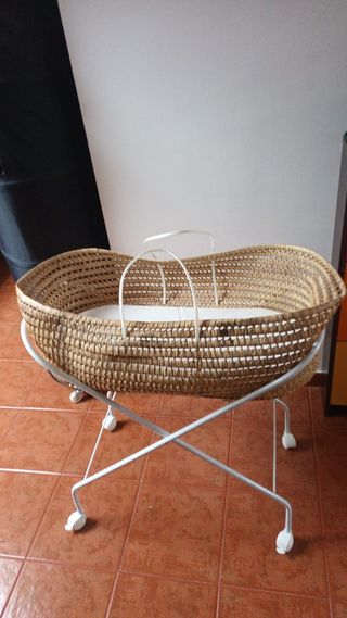 moisés, mini cuna, capazo mimbre, serón, nido