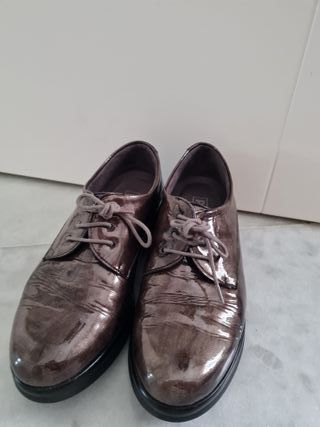 Zapatos Pitillos talla 36 Bronce