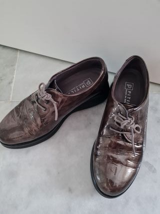 Zapatos Pitillos talla 36 Bronce