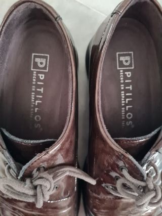 Zapatos Pitillos talla 36 Bronce