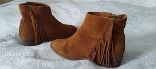 Botines de ante Stradivarius 