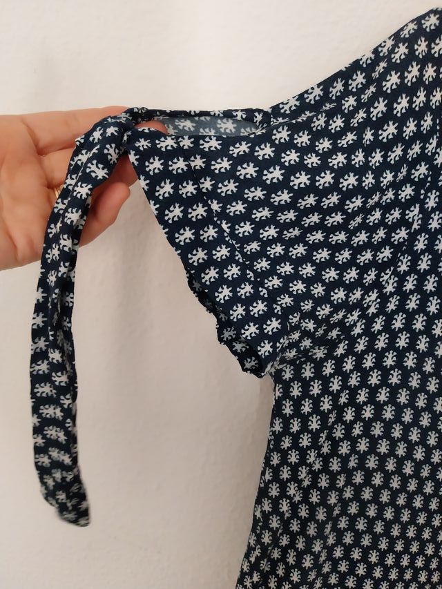 Blusa manga corta mujer