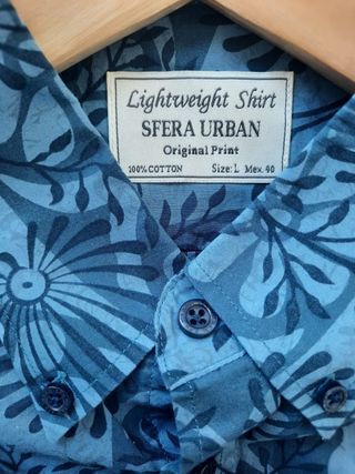 Camisa hombre hawaiana Sfera