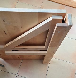 Mesa plegable de pared de madera abedul IKEA Norbo
