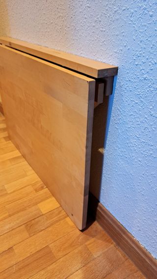 Mesa plegable de pared de madera abedul IKEA Norbo