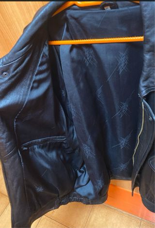 chaqueta de cuero para moto