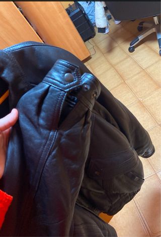 chaqueta de cuero para moto