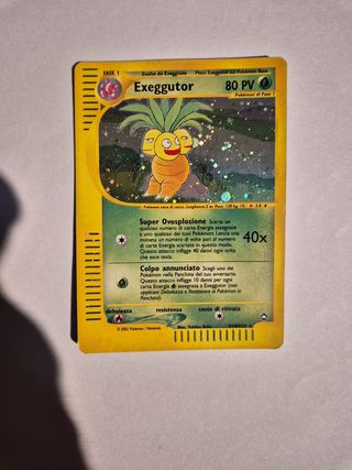 Carta Pokemon Exeggutor Aquapolis Holo
