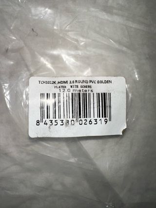 Cable HDMI 12 Metros  Rápido Ethernet. Nuevo 