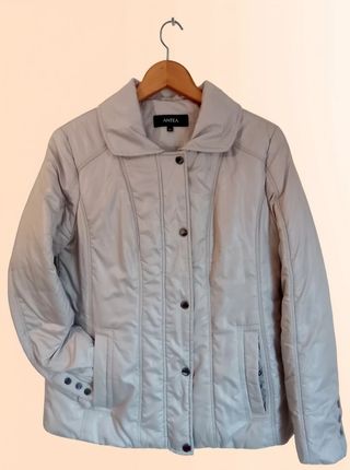 Cazadora acolchada Talla 40 G L beis mujer