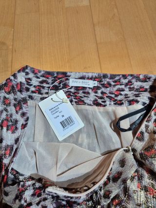 Falda midi con etiqueta See U Soon
