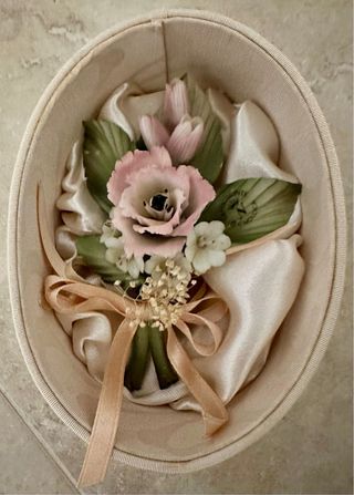 Mughetto scatola Raso capodimonte mollica