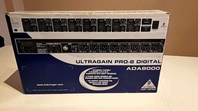 BEHRINGER ADA-8000 Convertidor A/D Ultragain Pro 8