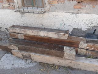 Vigas madera tren