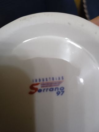 Vaso cerámica portacepillos y pasta