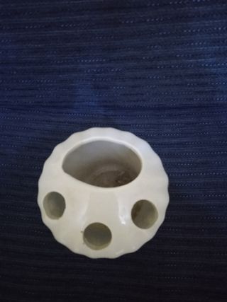 Vaso cerámica portacepillos y pasta