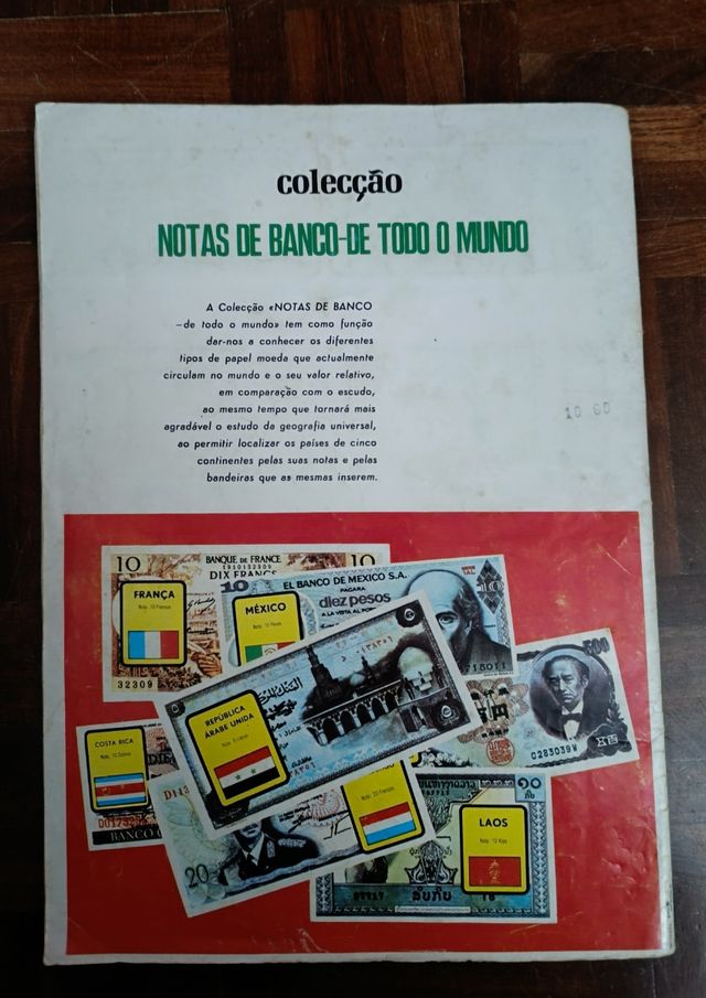 Caderneta de Cromos Notas de Banco