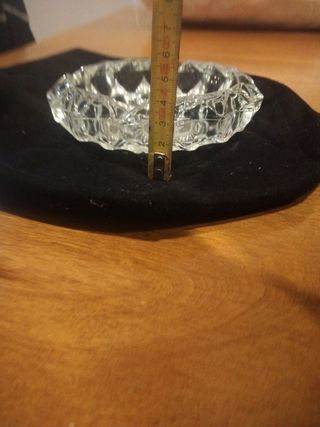 Cenicero cristal tallado 14cm