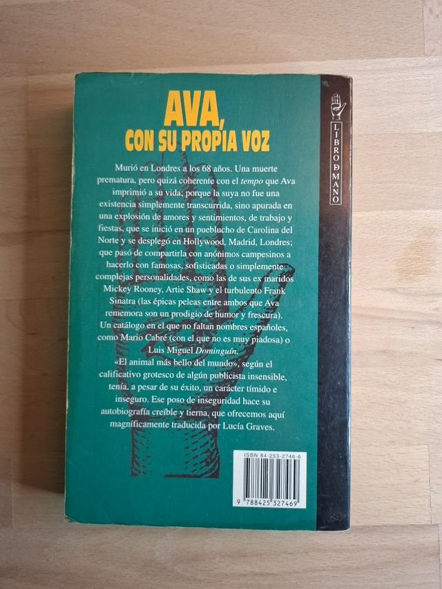 Libro Ava gardner con su propia voz