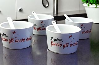 Set 4 Coppe Gelato Seletti Per Mc Donald