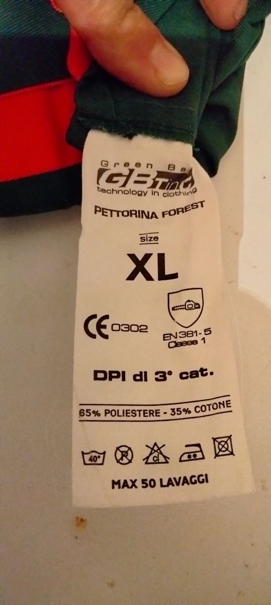 Salopette Anti taglio Nuova