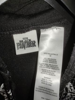 Sudadera Black Panther talla M